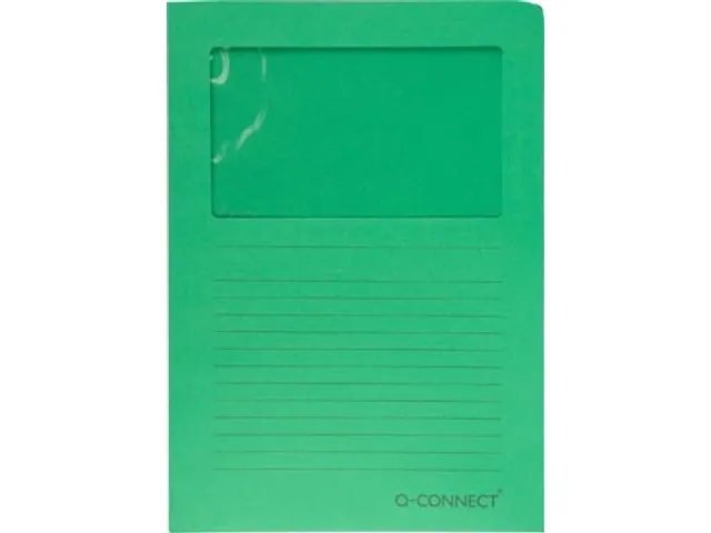 L-Map Met Venster A4 120 Grams 100 stuks Groen