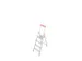 Escabeau Léger Aluminium Articulations Plastiques Plateforme Lxp 25x2