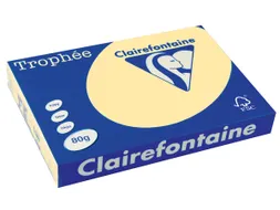 Trophée Pastel gekleurd papier A3 80 gram 500vel Kanariegeel