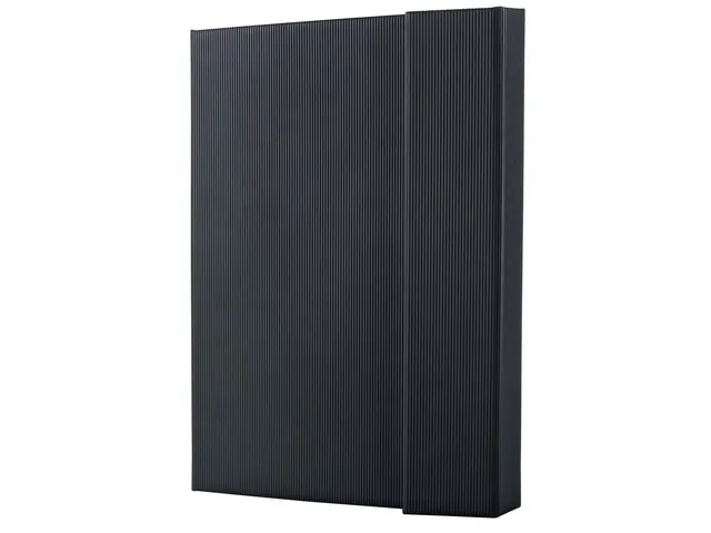 notitieboek Conceptum Pure hardcover magneetsluiting A5 zwart ruit