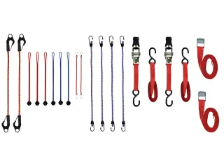 Spanbanden en spanelastiekenset Toolland 20 stuks - 1
