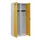 locker voor scheiding van kleding,HxBxD 1850x800x500mm,2vak