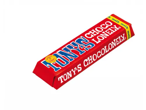 Chocolade Tony's Chocolonely reep 50gr melk