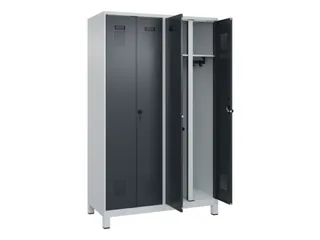 locker voor scheiding van kleding,HxBxD 1950x1200x500mm,4vak - 1