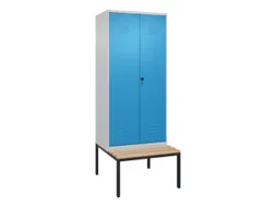 locker voor scheiding van kleding,HxBxD 2120x800x815mm,2vak