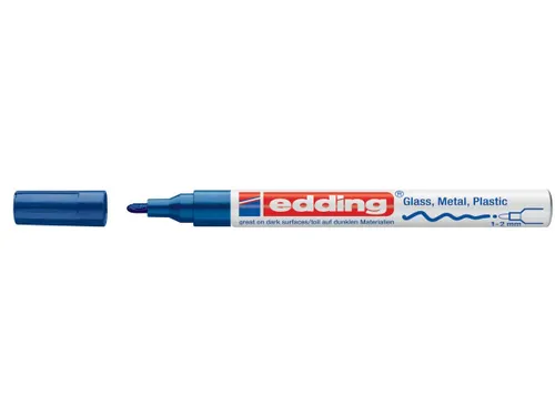 glanslakmarker e-751 CR blauw