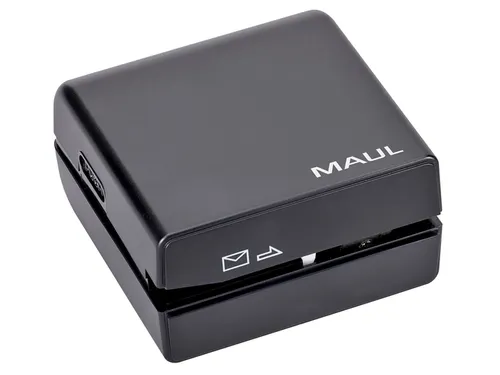 Briefopener MAUL Electrisch incl 4 batterijen 74x70x40mm blister
