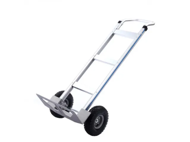 Steekwagen 250kg rubberen luchtbanden