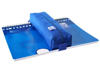 Pennenetui Oxford rechthoek blauw - 4