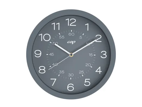 Wandklok CEP Mineral 30cm stil en magnetische grijs