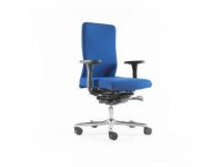 Löffler Bureaustoel met zitting met pocketveerkernen blauw