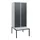 locker met bank,HxBxD 1950x800x815mm,2vak,vak B 400mm,cil.-slot