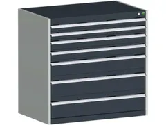 ladekast,HxBxD 1000x1050x750mm,7lade(n),lade voor zware lasten