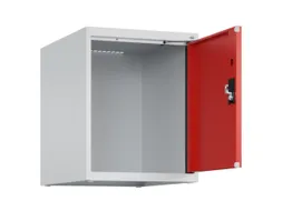 opzetkast,v. locker,1vak.,vak B 400mm,HxBxD 500x400x500mm,cilinderslot
