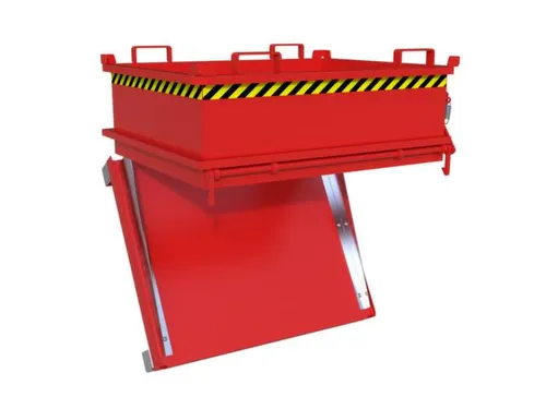 mini-bodemklepcontainer,HxLxB 625x1000x1200mm,0,37m³,inrijbeugel,staa