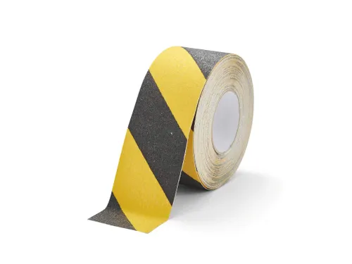 Antislip tape 15 Meter DURALINE GRIP 75mm Geel Zwart