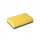 Wecoline Schuurspons Geel met groen vlies 14x10x3cm