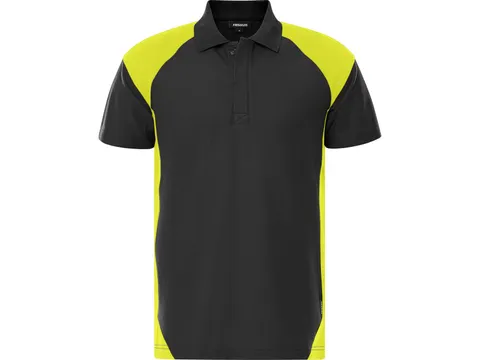 Polo Fristads 7047 GPM Noir/Jaune Taille XL