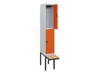 Dubbeldekse dekenkist,HxBxD 1950x300x815mm,1x2vak.,vak B 300mm - 2