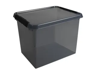 Comfort Line opbergbox 52L transparant grijs - 50x40x38cm - 1