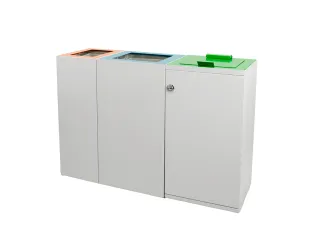 Modulaire afvalscheidingsunit 90 liter Wit - 6
