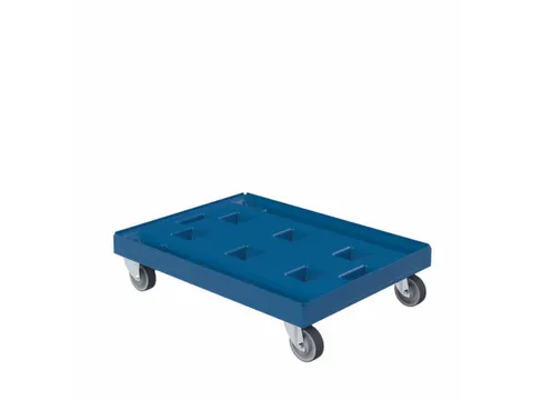 transportwagen,stapelbaar,draagverm. 300kg,laadvl. LxB 804x602mm