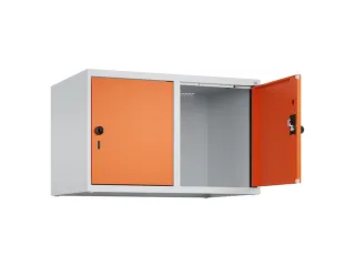 opzetkast,v. locker,2vak.,vak B 400mm,HxBxD 500x800x500mm,draaigrendel - 1