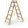 trapladder,beide zijden,2x5sporten,balk L 1,53m,2-dlg.,naaldhout