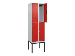 dubbeldekse locker,HxBxD 2120x600x500mm,2x2vak.,vak B 300mm - 2