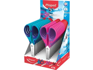 Schaar Maped Essentials Soft 13cm display à 24 stuks assorti - 2