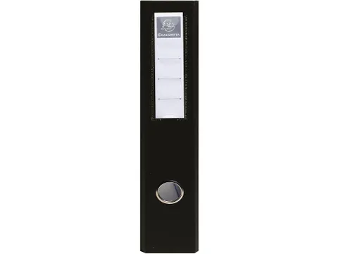 Exacompta Ringmap PVC A4 Maxi 4 D-ringen 50 mm Zwart