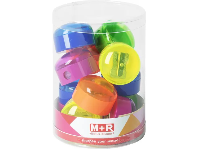 puntenslijper Möbius+Ruppert enkel Top Uno plastic, assorti kleuren 1