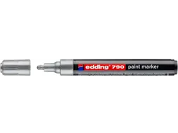 Paintmarker edding 790 op alcoholbasis 2-3mm zilver