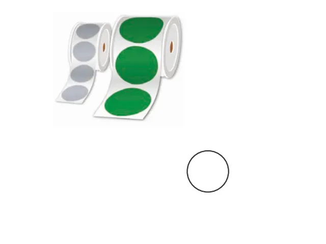 Brother LTZ12100FPEL, Wit, Cirkel, 10 cm, 250 stuk(s)