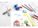 Taille-crayon Eberhard Faber 3 trous bleu