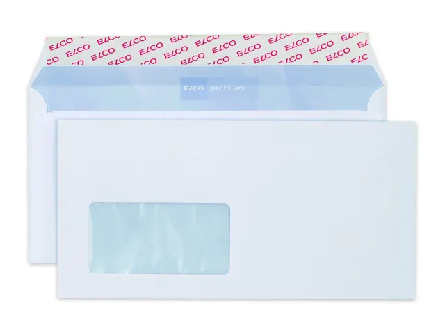 envelop Premium C5/6 FSC 100 gram met venster links 500 stuks