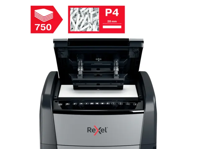 Papiervernietiger Rexel Optimum Auto 750X 4x30mm