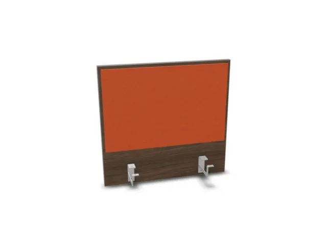 opzetpaneel bureau aanbouw achter NV bruin hickory BN3012-oranje 600mm