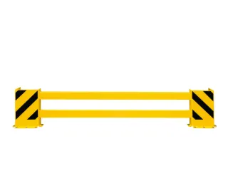 aanrijdbeveiligingsplank,v. binnen,hoek,HxLxD 465x2300-2700x160mm - 2