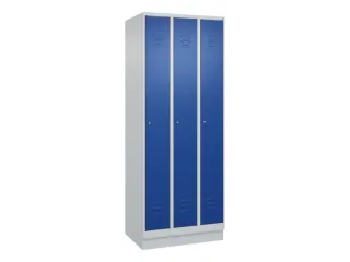 locker,HxBxD 1950x750x500mm,3vak,vak B 250mm,cil.-slot,sokkel - 1
