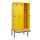 locker met bank,voor scheiding van kleding,HxBxD 2120x900x815mm,3vak