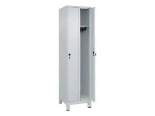 locker,HxBxD 1950x500x500mm,2vak,vak B 250mm,draaigrendel,voeten - 2