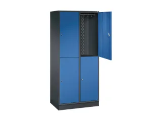 grootvolume garderobekast,HxBxD 1950x820x500mm,2x2vak.,vak B 360mm - 1