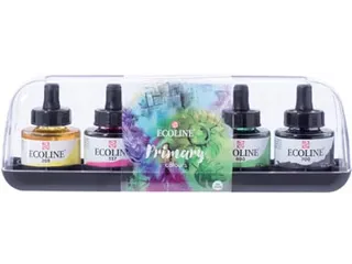 Ecoline waterverf, 30 ml, 5 primaire kleuren - 2