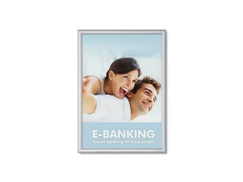 Kliklijst A3 Rechte Hoeken 15mm Zilver