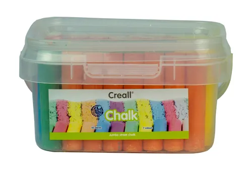 Stoepkrijt Creall 50 stuks 6 kleuren
