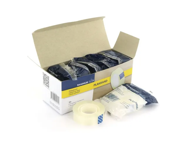 Plakband Raadhuis 15mmx33m transparant