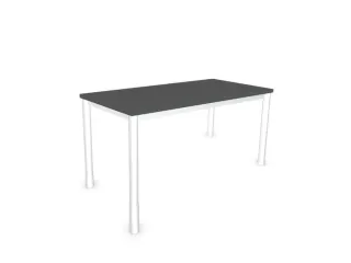 In hoogte verstelbaar bureau,HxBxD 720-840x1200x600mm,MS-donkergrijs - 2