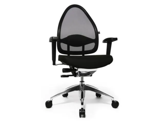 Siège De Bureau Pivotant Noir Assise Hxlxp 430-520X480X500Mm Dossier