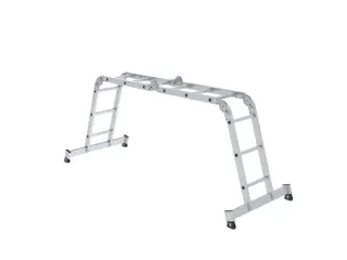 multifunctionele vouwladder,4x3,sporten,balk L 3,65m,aluminium - 4